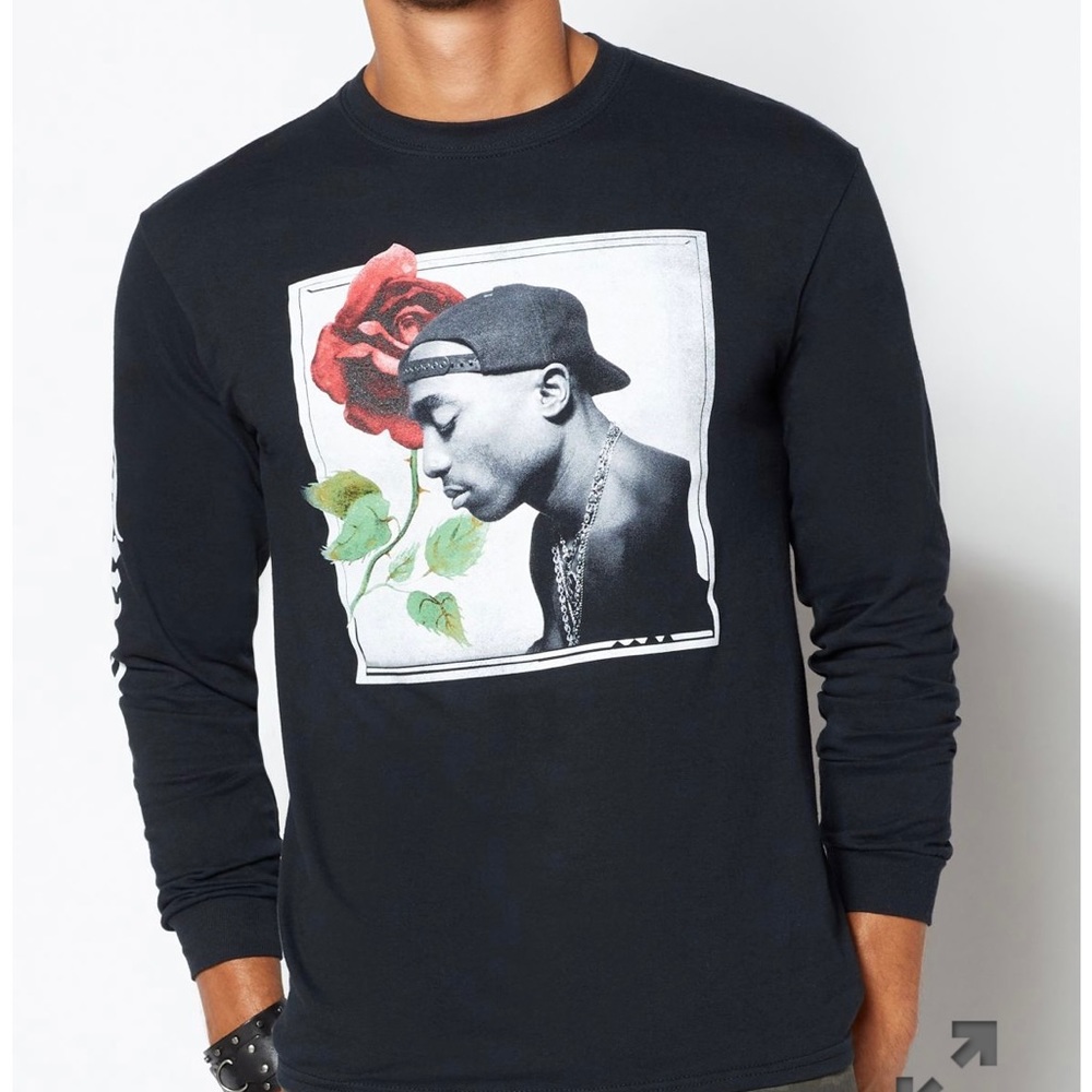 Specer’s Tupac Shakur Long Sleeve T-Shirt